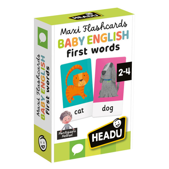 Maxi Flashcards Montessori Baby English