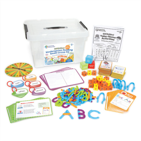 Skill Builders Kindergarten Reading Classroom Kit, 301 Pieces