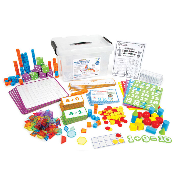 Skill Builders Kindergarten Math Small-Group Classroom Kit, 518 Pieces
