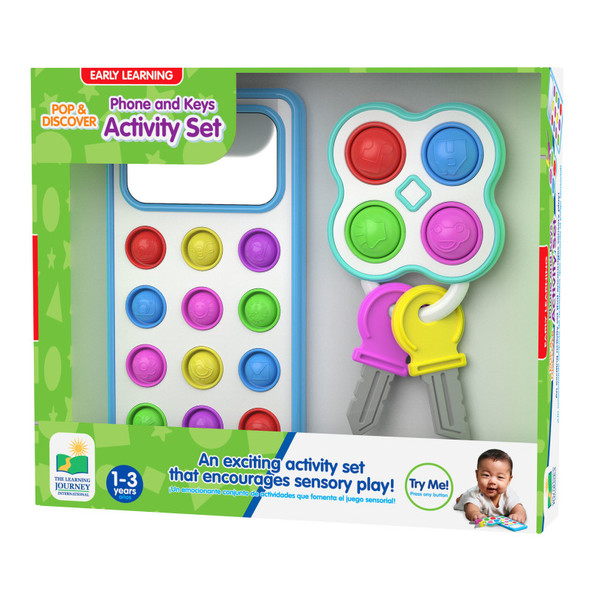 Pop and Discover Phone & Keys Activity Set