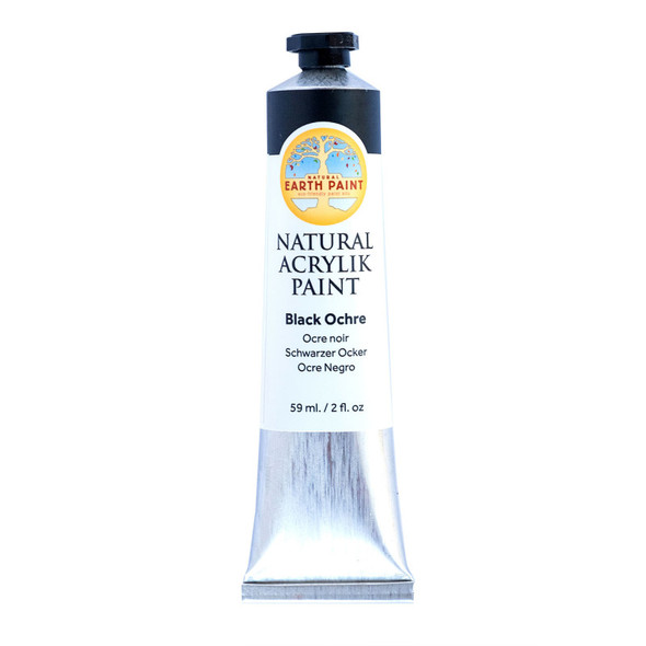 Natural Acrylik Paint, Black Ochre, 2 oz