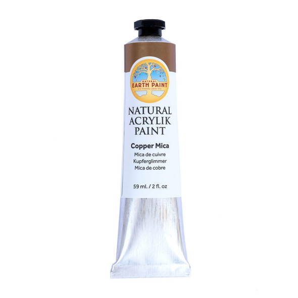 Natural Acrylik Paint, Natural Mica Copper, 2 oz