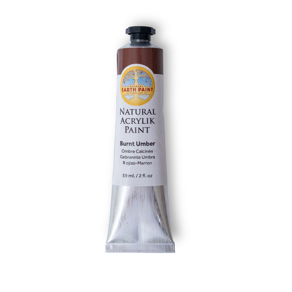 Natural Acrylik Paint, Burnt Umber, 2 oz