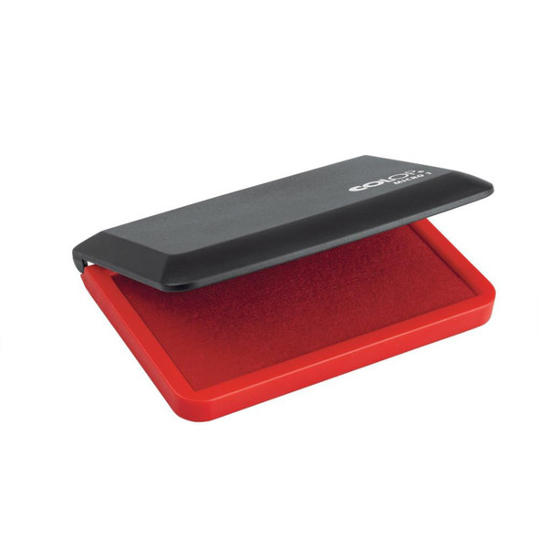 Micro I Pre-Inked Felt Stamp Pad, 1-15/16 x 3-1/2 Inches, Red
