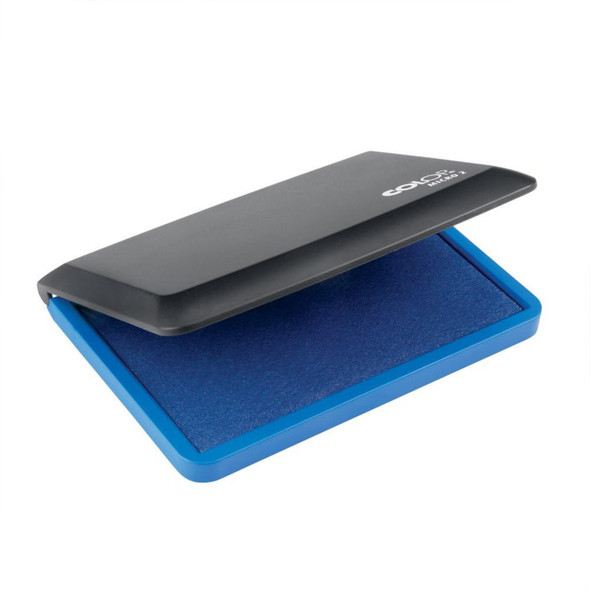 Micro II Pre-Inked Felt Stamp Pad, 2-3/4 x 4-1/4 Inches, Blue
