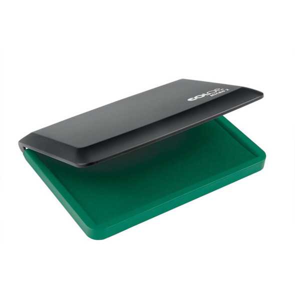 Micro II Pre-Inked Felt Stamp Pad, 2-3/4 x 4-1/4 Inches, Green