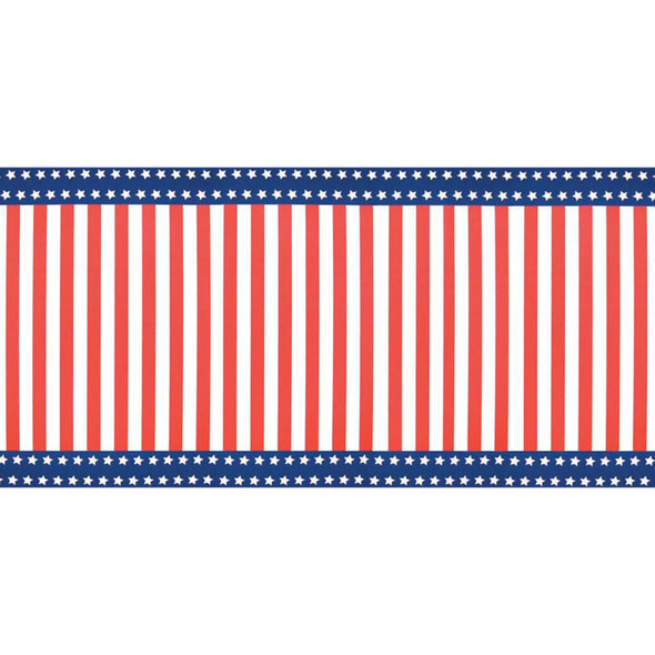 Stars and Stripes Corrugated Paper Roll, 48" x 25'