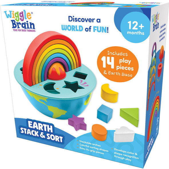 Wiggle Brain® Earth Stack and Sort