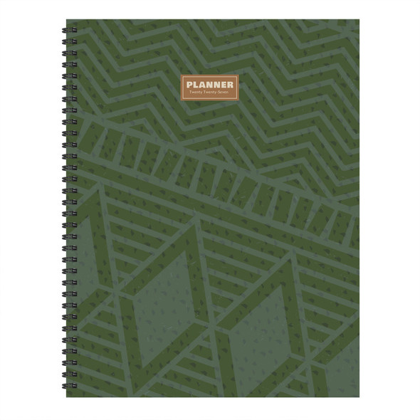2027 Weatherwood Wool Large Weekly Monthly Planner