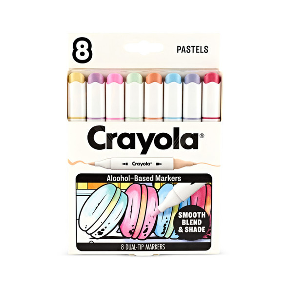 8-Count Dual Tip Alcohol Markers - Color Collections, Pastels