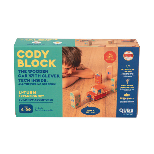 U-Turn Coding Block Expansion Set for Spatial Reasoning and Route Planning, 4 Blocks