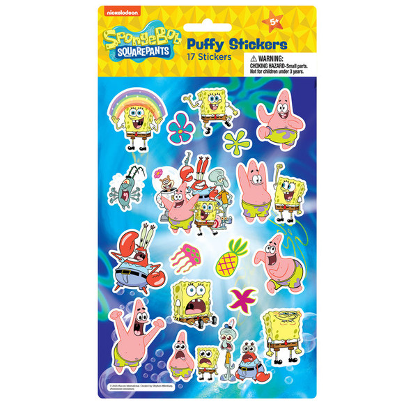 SpongeBob SquarePants Puffy Sticker Sheet