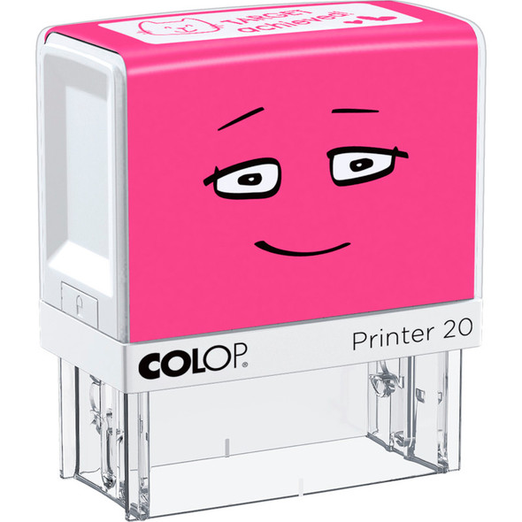 Self-Inking Teacher Feedback Stamp, "Target Achieved", Pink