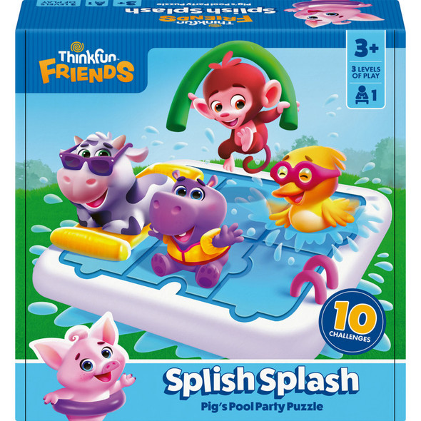 Friends Splish Splash Puzzle Game for Preschoolers