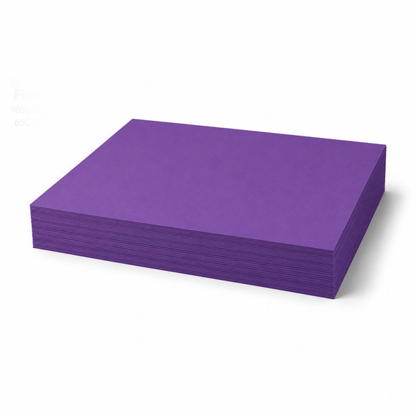 Punkydoodle 65 lb Card Stock, 8.5 x 11 Inches, Purple, 100 Sheets