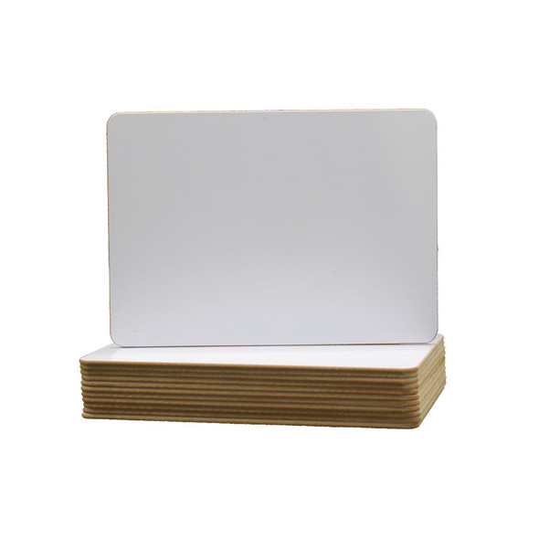 6" x 9" Two Sided Marker Boards, Rounded Corners, Class Pack of 48