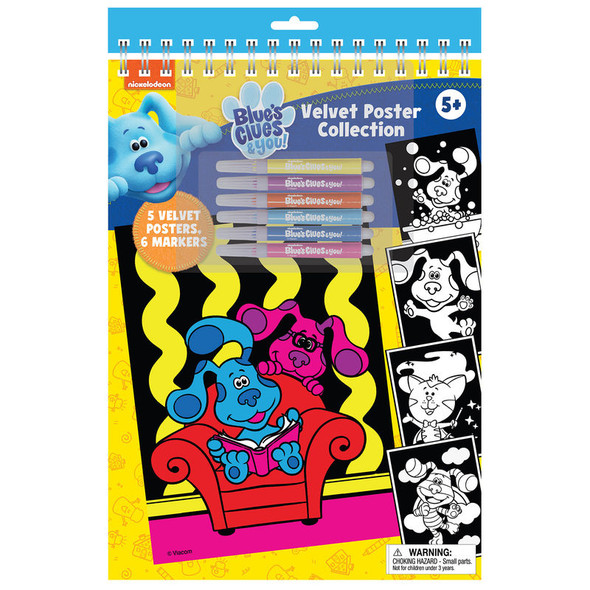 Blue's Clues and You Velvet Poster Coloring Collection