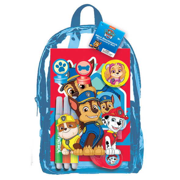 PAW Patrol Mini Backpack Stationery Set