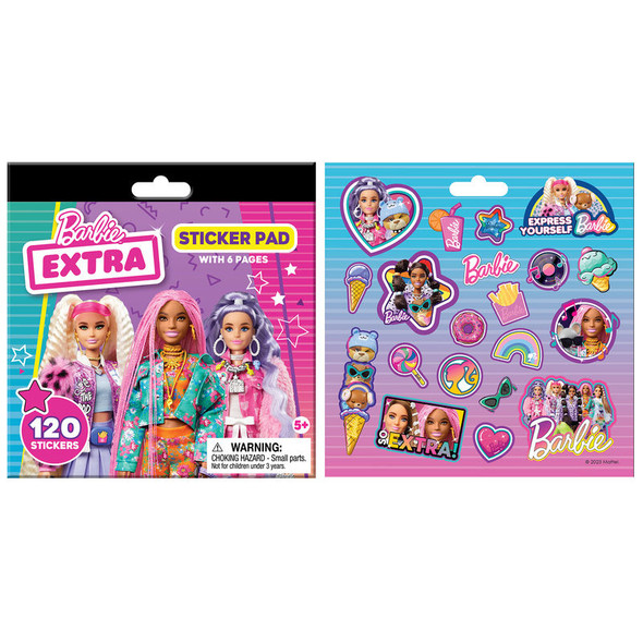 Barbie Extra Small Sticker Pads, 2 Pack