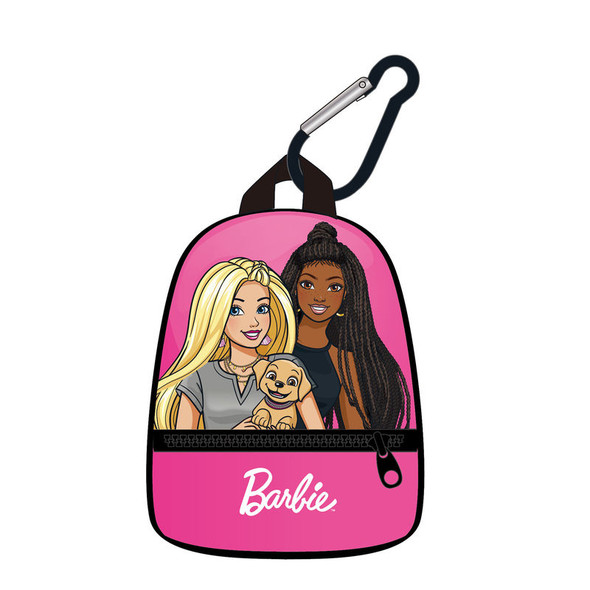 Barbie Tiny Backpack Stationery Set with Carabiner Clip