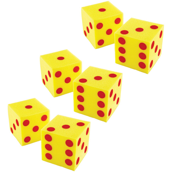 Giant Soft Cubes: Dots, 2 Per Pack, 3 Packs