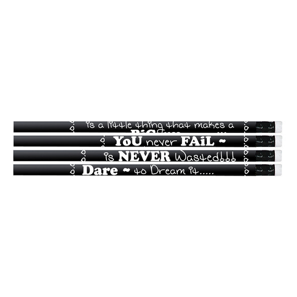 Chalkboard Talk Motivational Pencil, Pack of 144