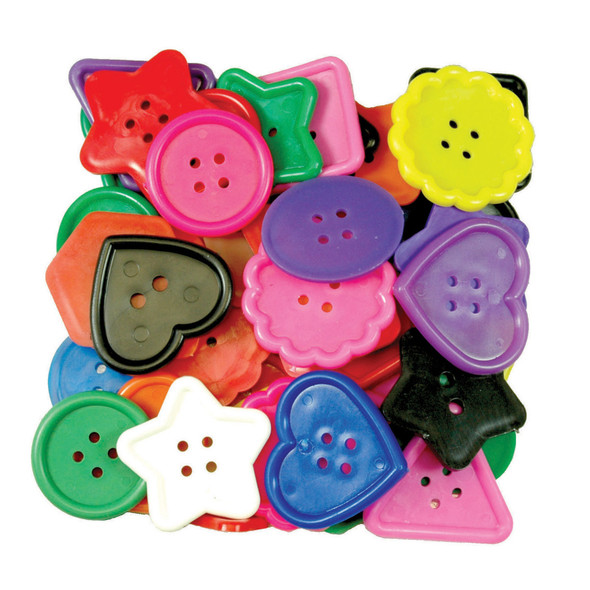 Really Big Buttons, 8 Shapes, 1 lb.