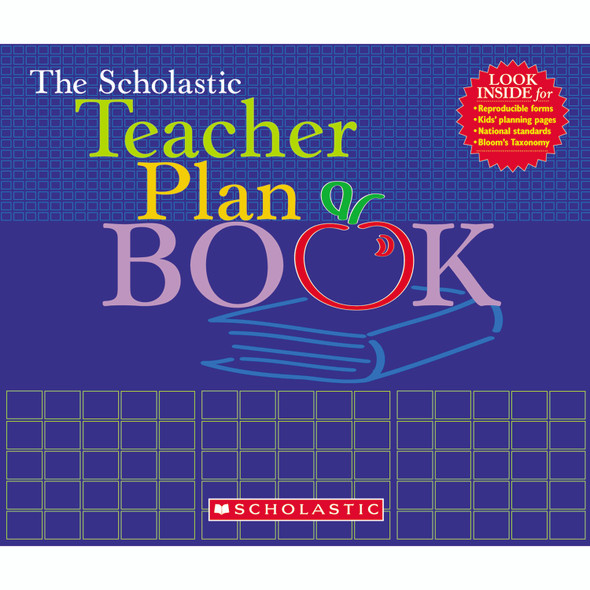 (2 EA) SCHOLASTIC TEACHER PLAN BOOK