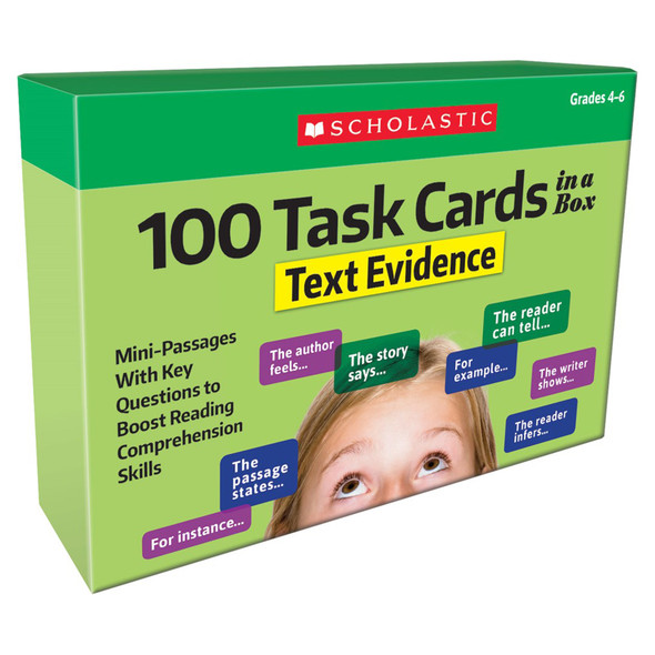 100 Task Cards in a Box: Text Evidence