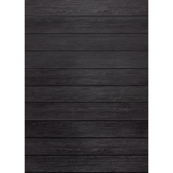 Better Than Paper Bulletin Board Roll, 4' x 12', Black Wood Design, 4 Rolls