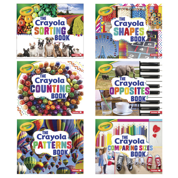 Crayola Concepts, Set of all 6 books