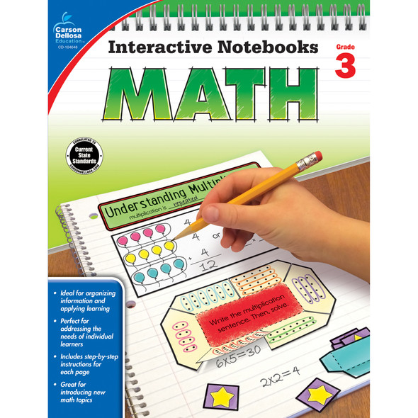 Interactive Notebooks: Math Resource Book, Grade 3