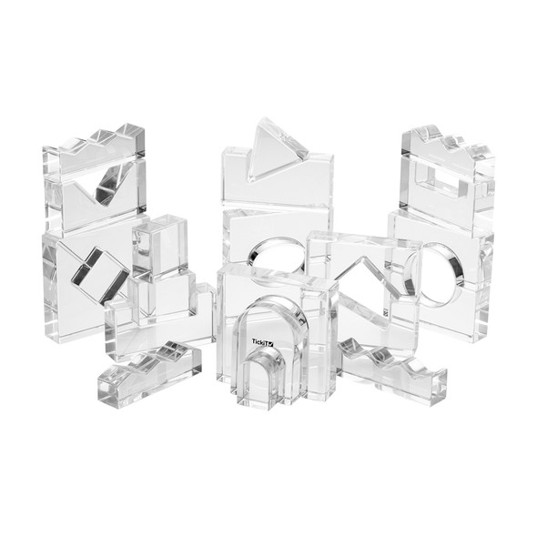 Crystal Acrylic Block Set - Set of 25