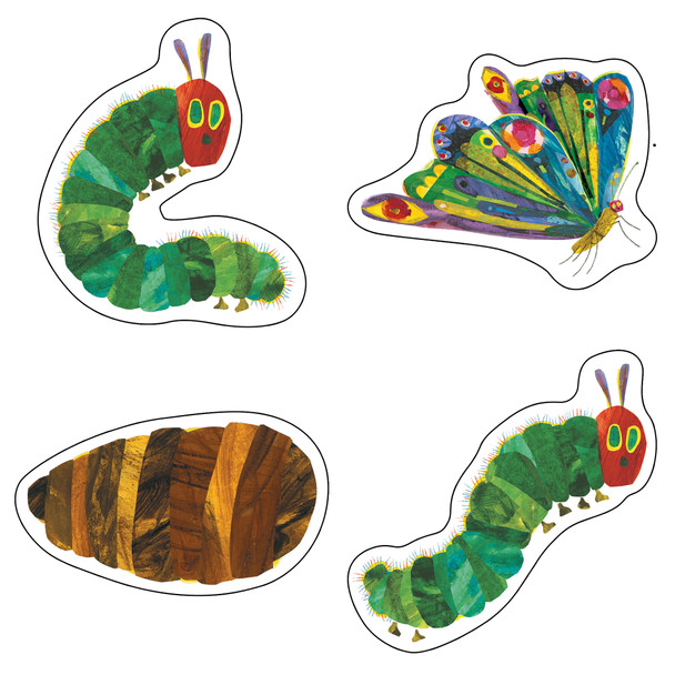 The Very Hungry Caterpillar Cut-Outs Grade PK-8, 48 Per Pack, 3 Packs - CD-120496-3