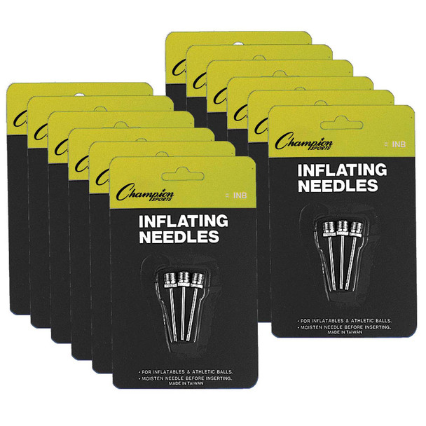 Inflating Needles for Air Pump, 3 Per Pack, 12 Packs - CHSINB-12