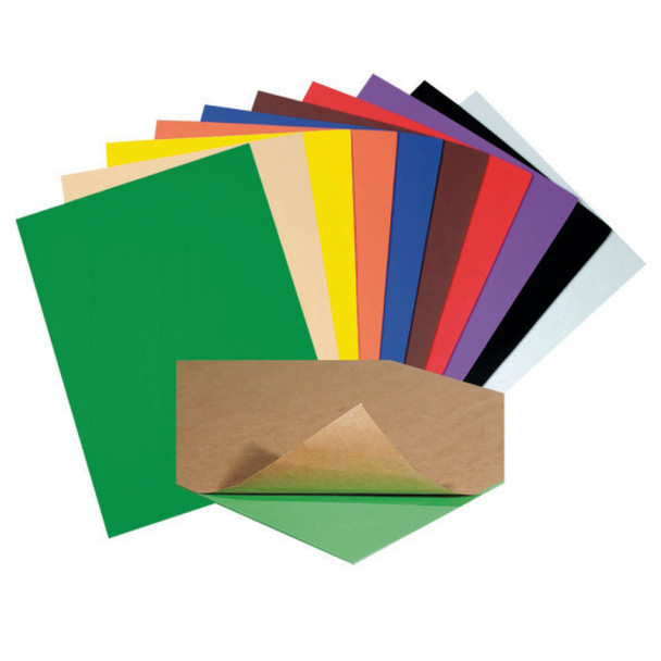 WonderFoam Peel & Stick Sheets, Assorted Colors, 9" x 12", 20 Sheets - CK-4309