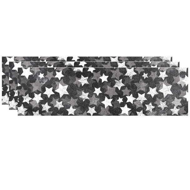 (3 Pk) Chalk Stars Ez Border - CTP10910-3