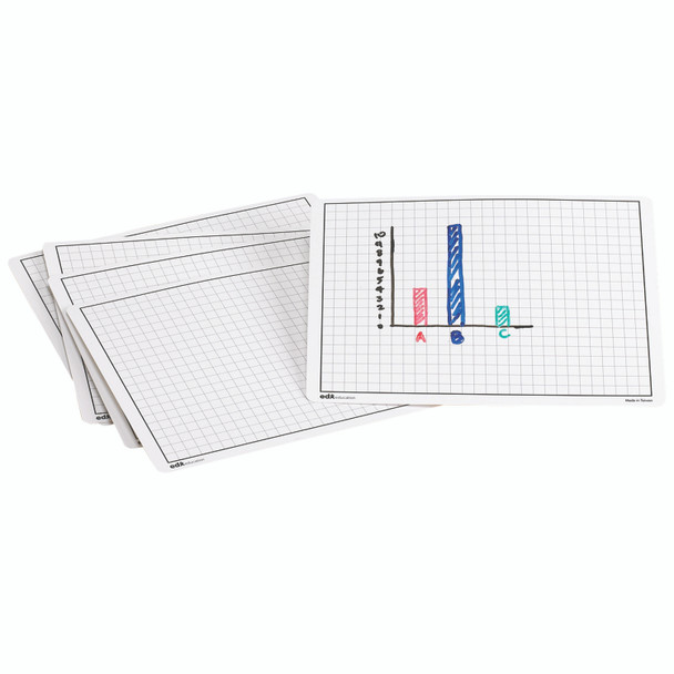 Write-On/Wipe-Off Graphing Mats, Set of 10 - DD-211447