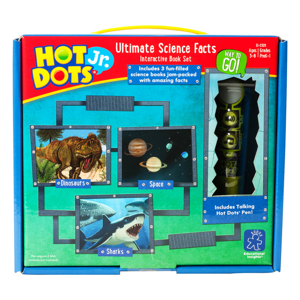 Hot Dots Jr. Ultimate Science Facts Interactive Book Set With Pen - EI-2329