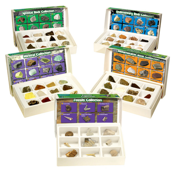 GeoSafari Complete Rock, Mineral, & Fossil Collections, Set of 57 - EI-5210