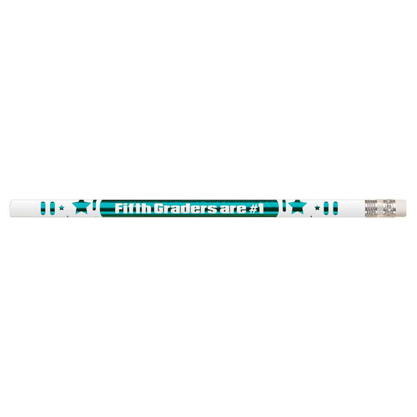 5th Graders Are #1 Motivational Pencils, 12 Per Pack, 12 Packs - MUS2208D-12
