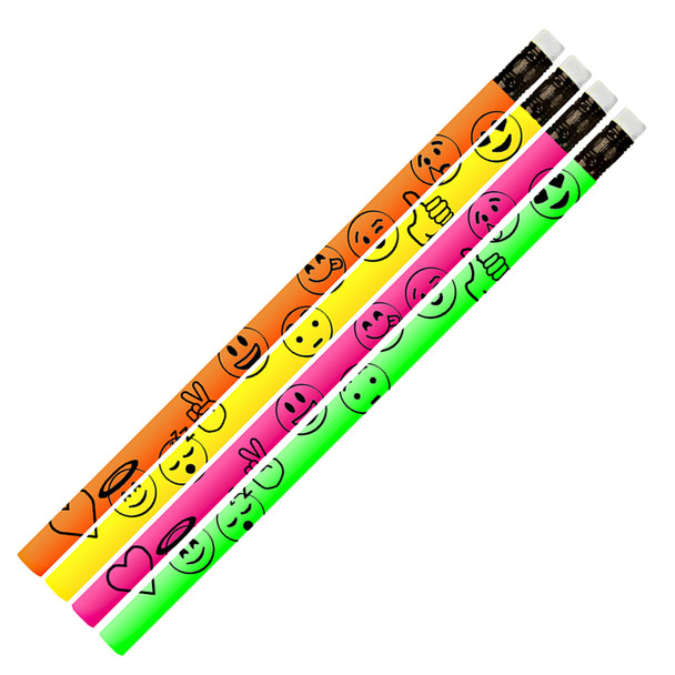 Everyday Emojis Pencil, 12 Per Pack, 12 Packs - MUS2557D-12
