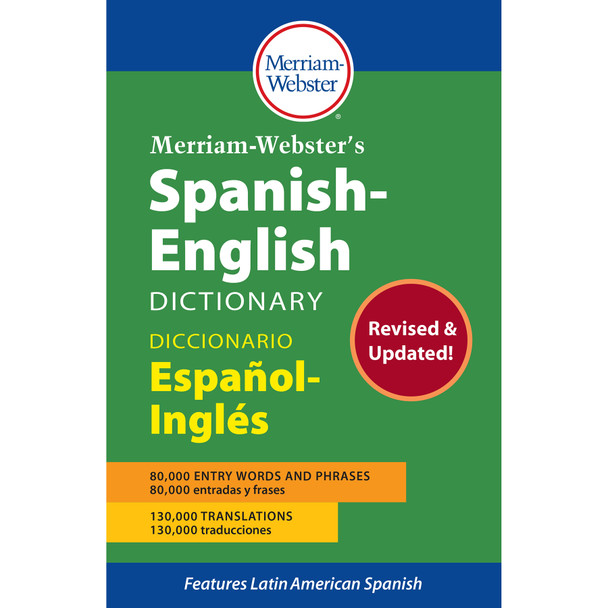 Merriam-Webster's Spanish-English Dictionary, Hardcover - MW-3724