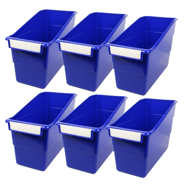 Tattle Shelf File, Blue, Pack of 6 - ROM77204-6