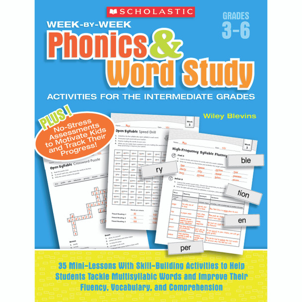 Week-by-Week Phonics & Word Study Book - SC-946589