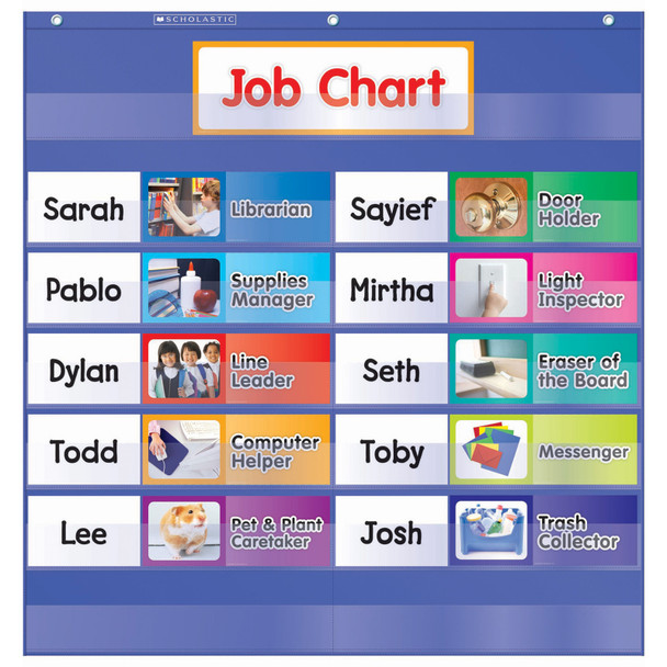 Class Jobs Pocket Chart with Cards - TF-5103