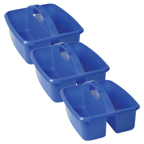 Large Utility Caddy, Blue, Pack of 3 - ROM26004-3