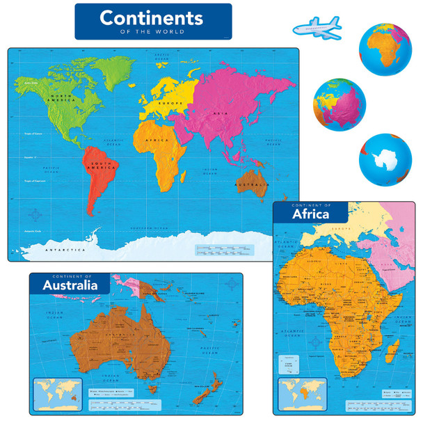 Continents of the World Learning Set