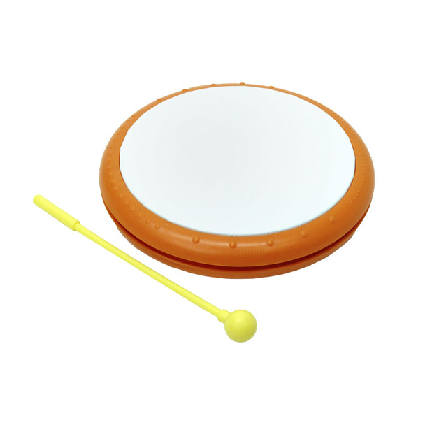 8" Plastic Frame Drum with Mallet