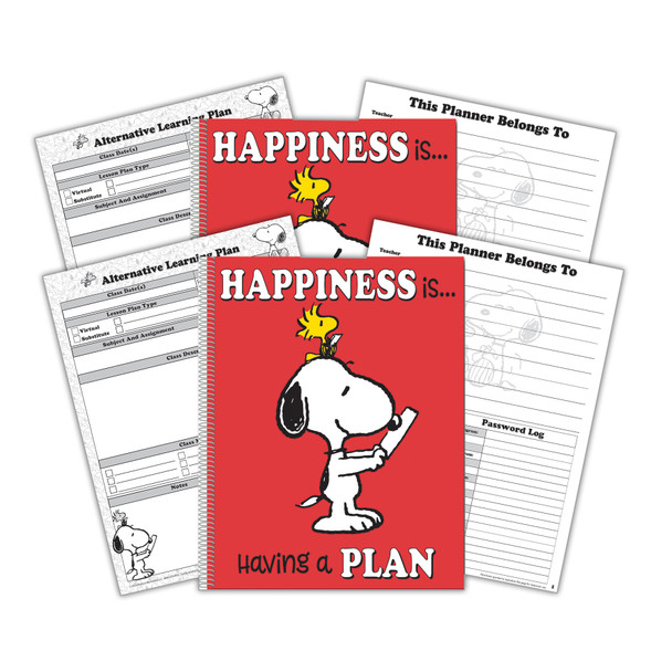 Peanuts Lesson Plan & Record Book, Pack of 2 - EU-866457-2